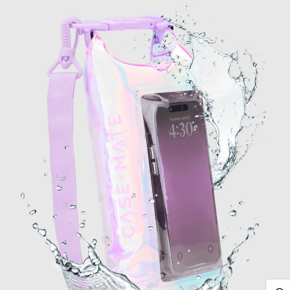 CaseMate waterproof bucket bag -Soap Bubble color